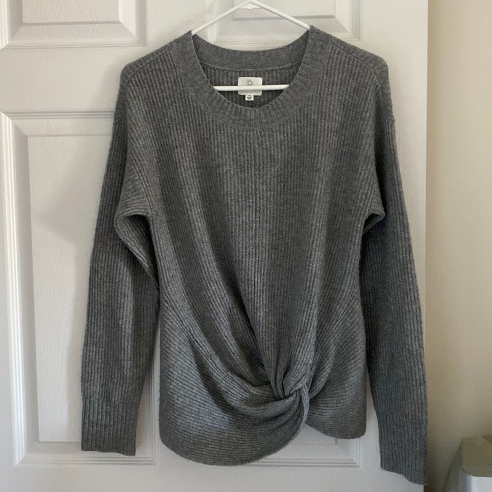 Gathered Front Sweater by Offline